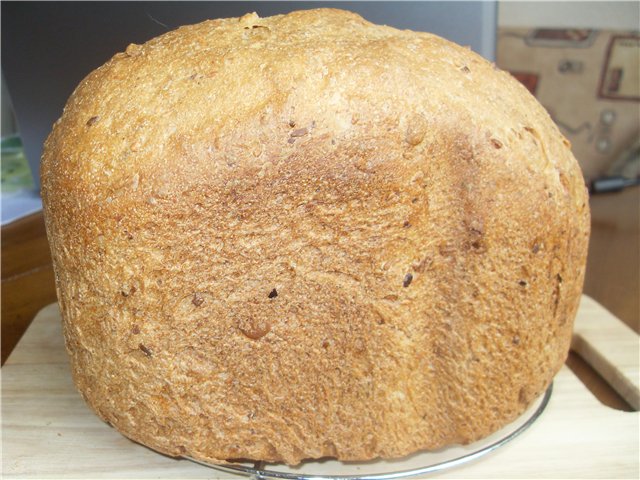 100% pełnoziarnisty chleb z ziarnami