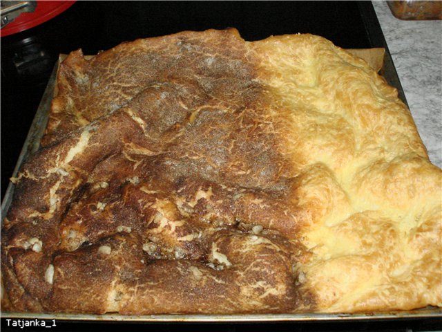 Zoet en kaas flatbread Almoishavena (Almoixаvena Moixаvena)