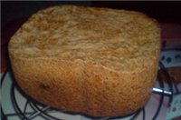 Simple black sourdough bread