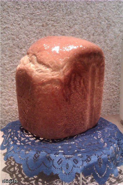 Bogatyrsky bread 5: 1 with leaven