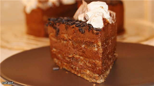 Chocolate-nut cake (no flour)