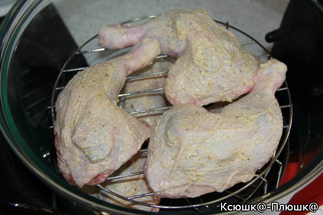 Udko kurczaka nadziewane pieczarkami i serem (marka 35128 airfryer)