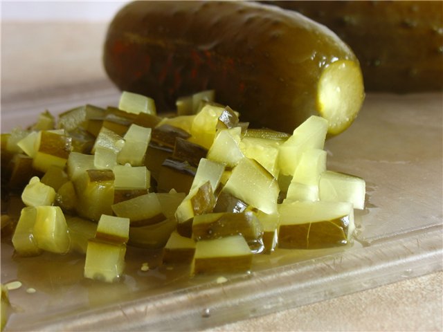 Lean pickle with ginger and kelp