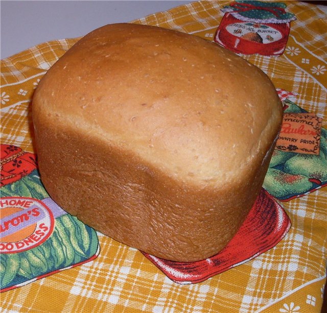 Brood Hemels manna in een broodbakmachine