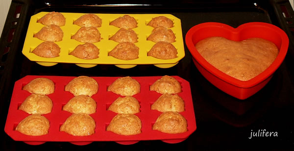 Madelene muffins with mayonnaise