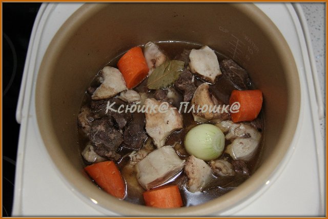 Homemade stew (multicooker Brand 37501)