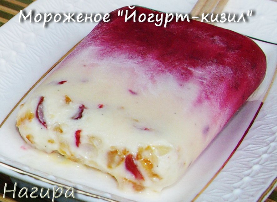 Ice cream-sorbet "Yogurt-kizil"