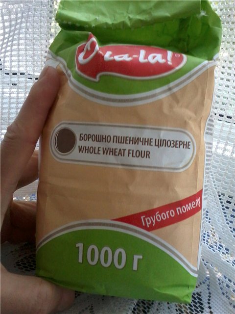 Mąka o wysokim stopniu ekstrakcji w piekarniku