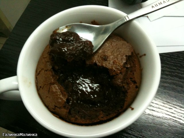 Fondat (hot chocolate cake with liquid filling)