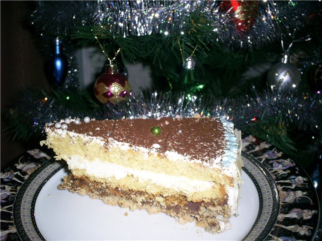 Chiffon cake in chocolade (masterclass)