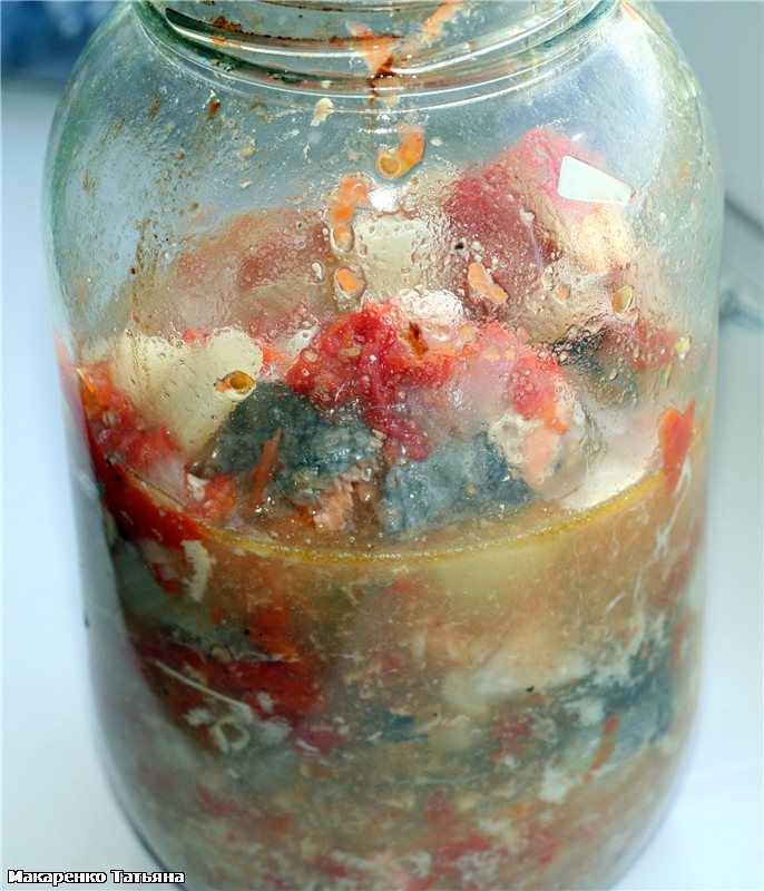 Fish in a jar