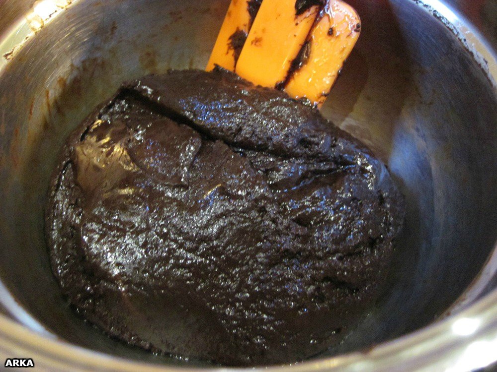 Chocolate-beet cake (master class)