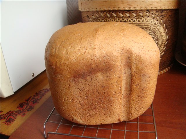 Wheat and oat bread