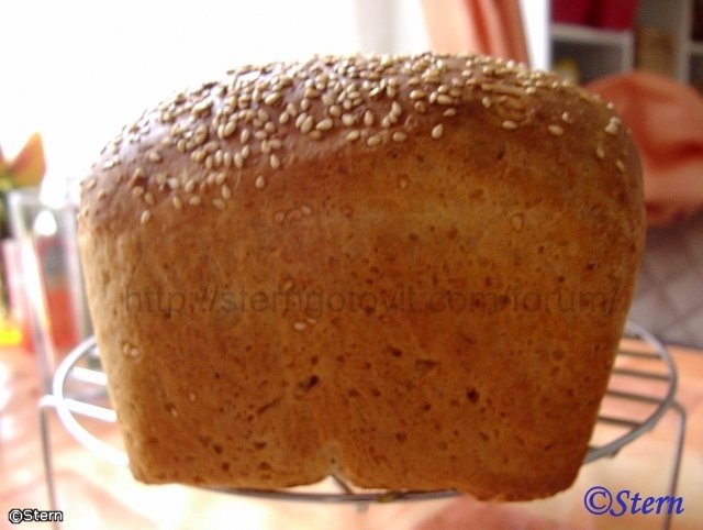 לחם שיבולת שועל מחיטה (תנור)