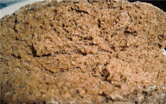 Rustic rye-wheat cakes