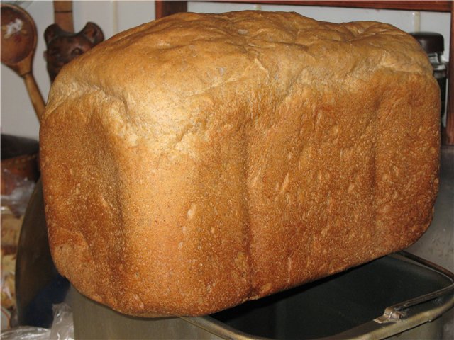 خبز الجاودار الكريمي (صانع الخبز)