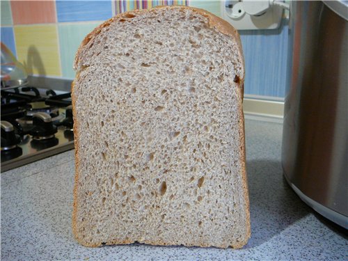לחם שיפון טעון עם מחמצת קפיר מבית Admin. ( בתנור)