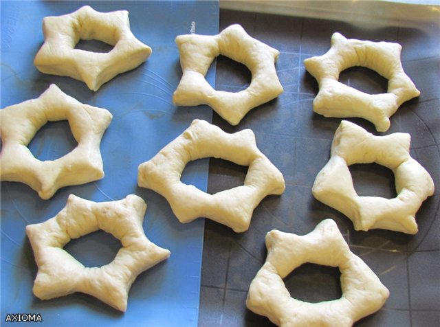 Broodjes - sterren met maanzaad (oven)