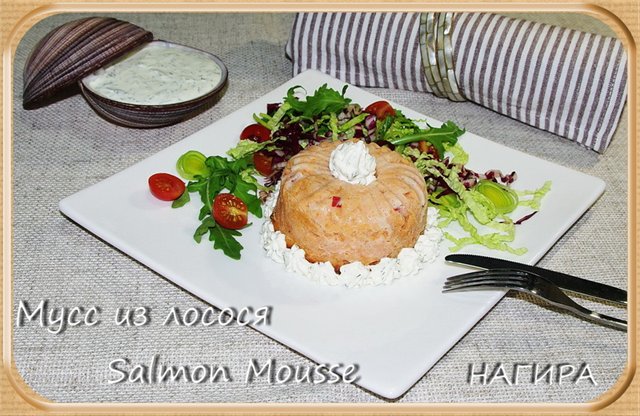 Almuerzo gourmet - 2. Mousse de salmón