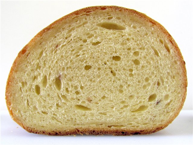 Pan de queso de trigo con manzana