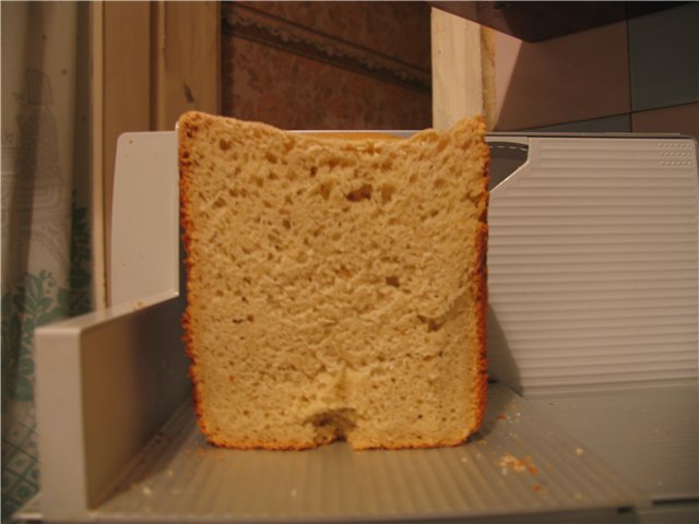 Wheat bread (in the oven)