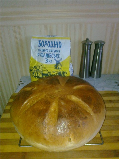 Bramborový chléb se zakysanou smetanou (trouba)