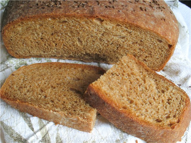 Chleb żytni (prawie ukraiński)
