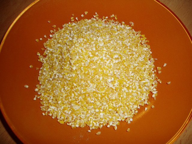 Banosh (gachas de maíz) en una multicocina Panasonic