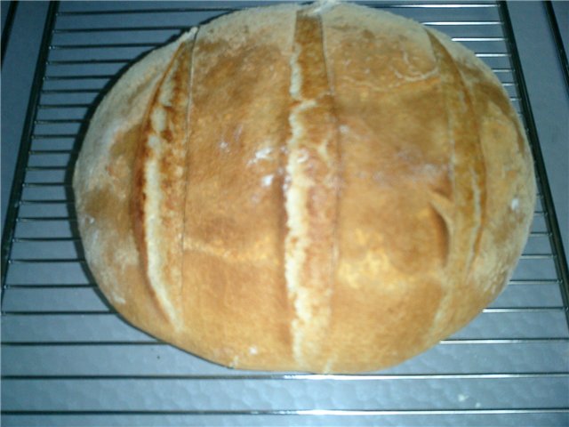 خبز مائدة أبيض طويل الأمد (فرن)