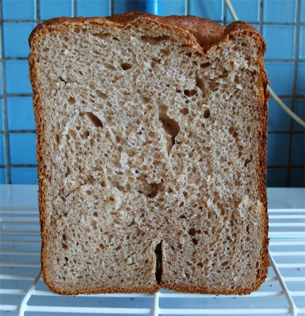 לחם יומיומי (עם חיטה מלאה וקמח שיפון)