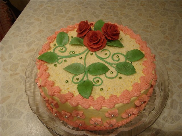עוגות פרחים