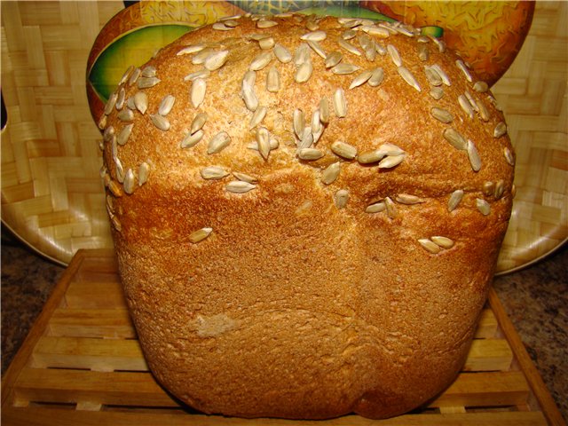 Chleb codzienny (z mąką pełnoziarnistą i żytnią)