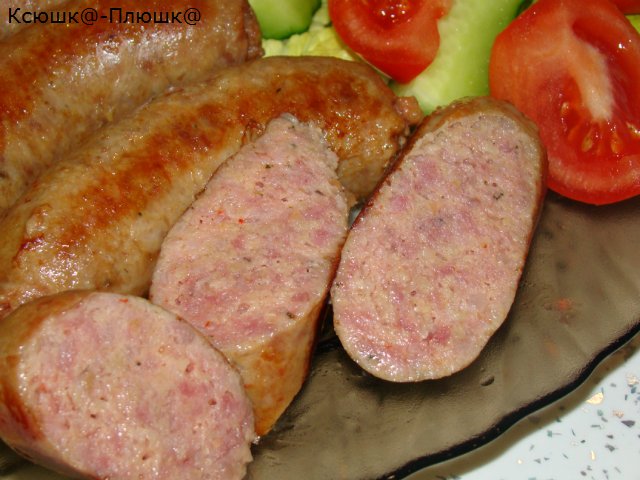 Improvisation on the theme of German sausages (pressure cooker Brand 6050)