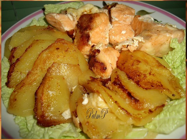 Salmon with potatoes Everything will be fine! (Brand 6050)