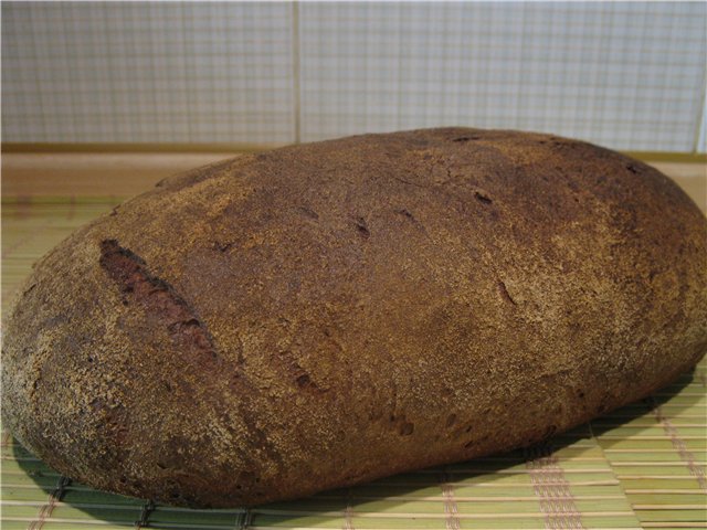 Wheat-rye hearth bread