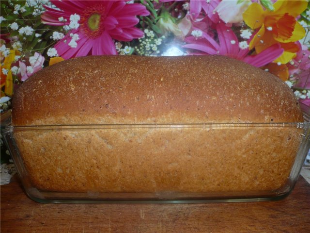 לחם עם טופינמבור.