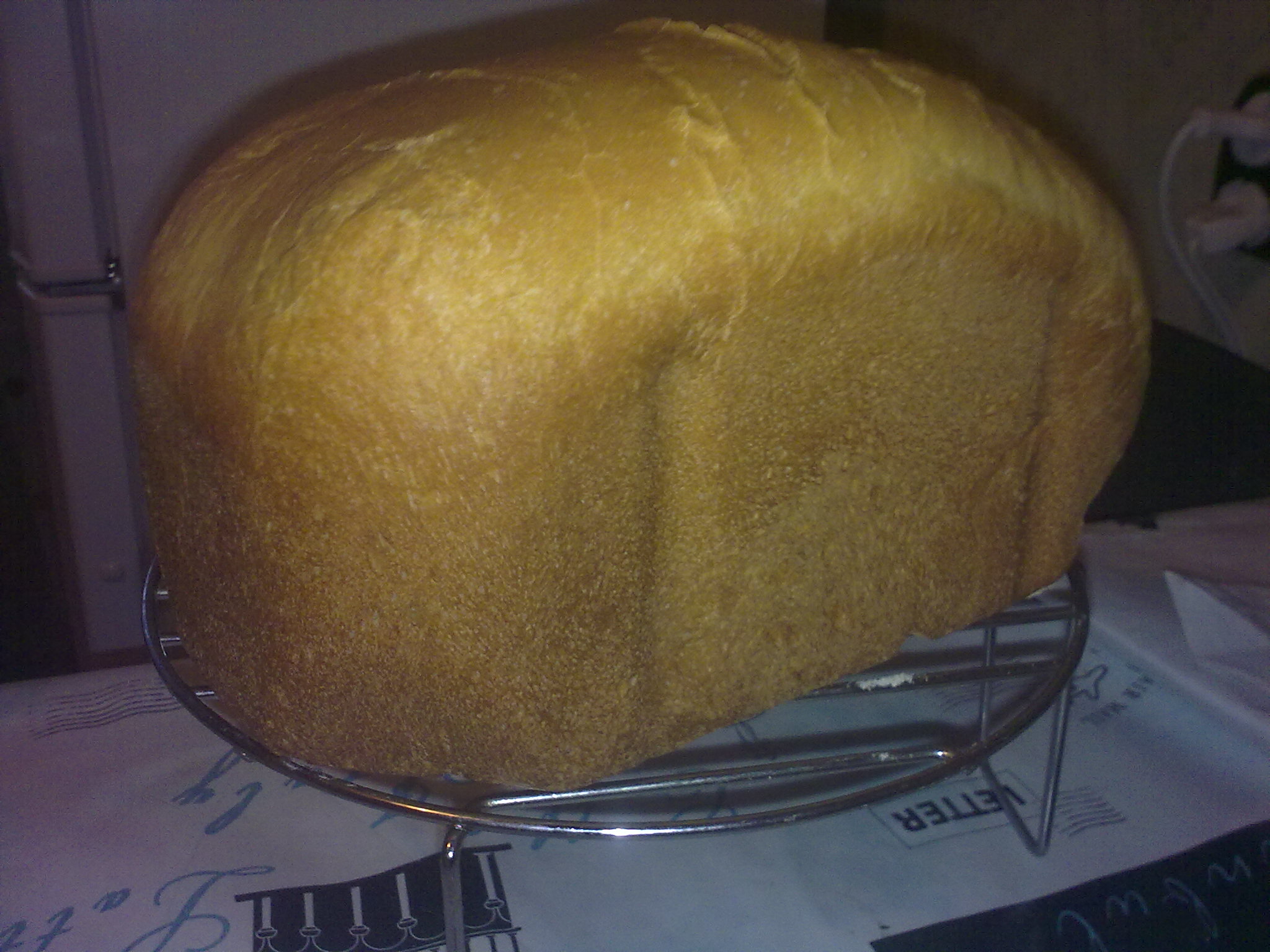 The easiest white bread made from wheat flour
