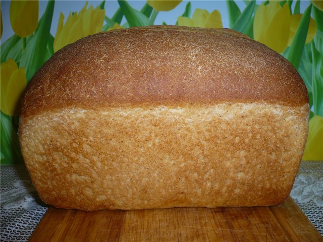 Buckwheat bread with buckwheat sourdough