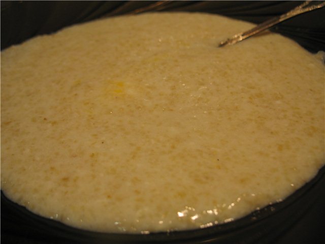 Wheat milk porridge