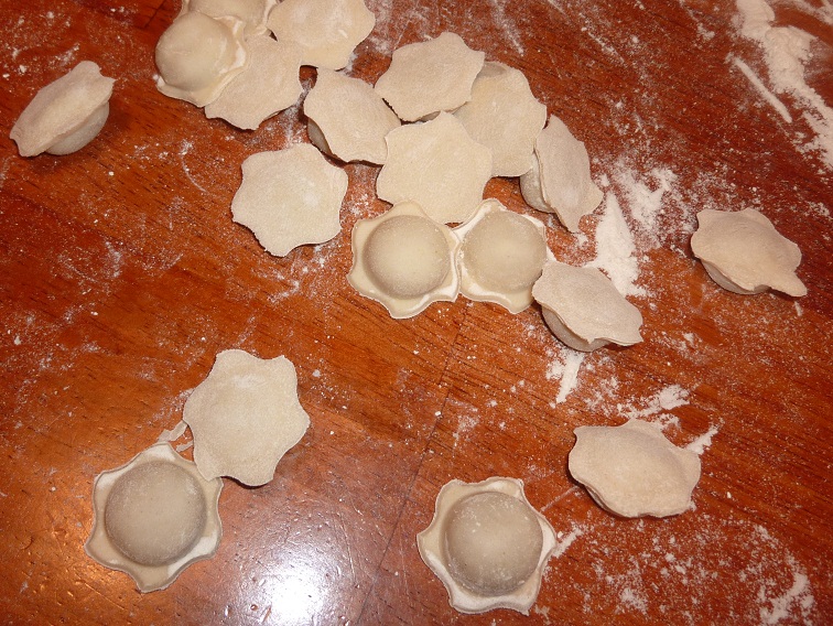 Dumplings en dumplingsvorm