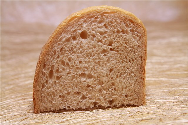 לחם חיטה "לפת" (גרסת האח)