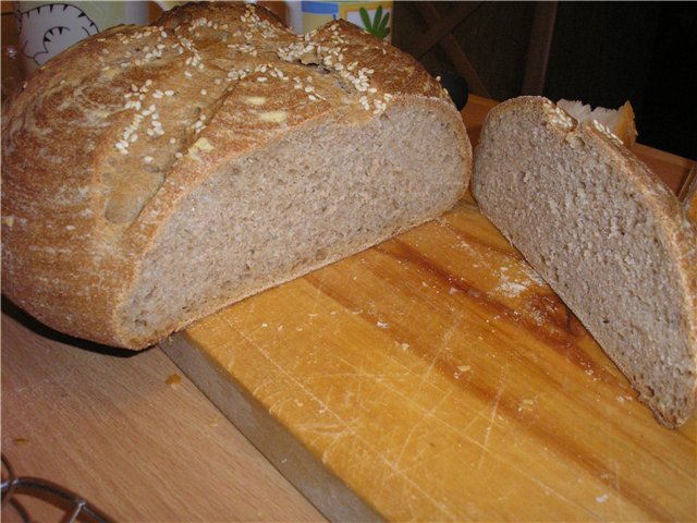 Pane di frumento e lievito naturale