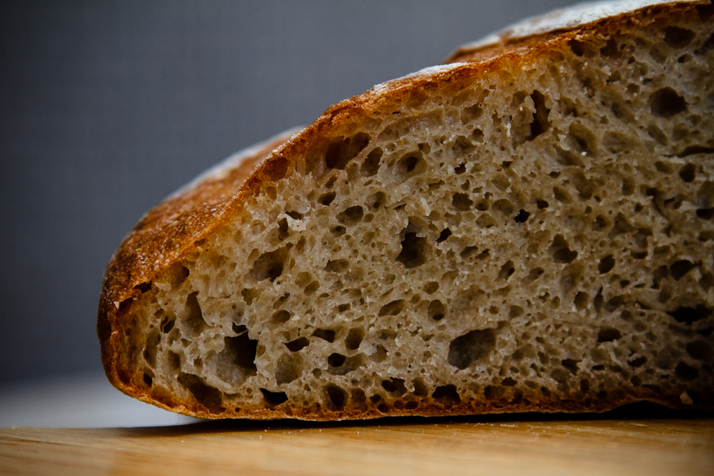 Breton bread (Pain de Breton) in the oven