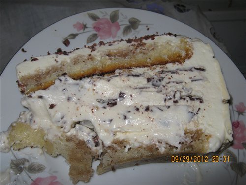 Torta gelato Semifreddo Croccante al caffè e cioccolato