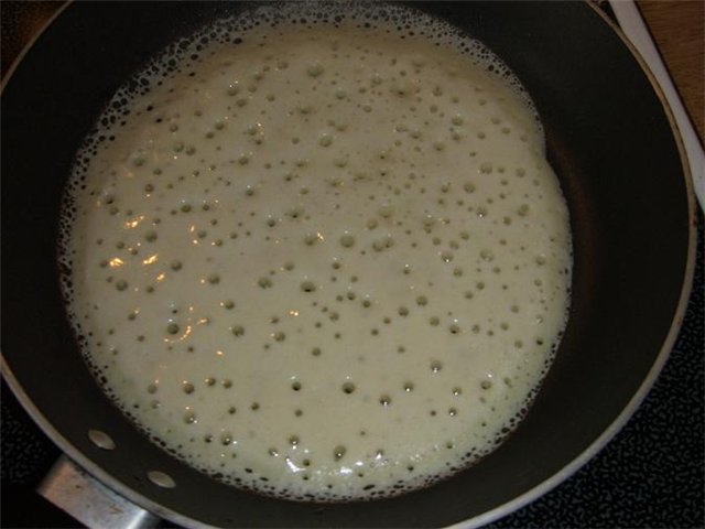 Yeast pancakes Vologda lace
