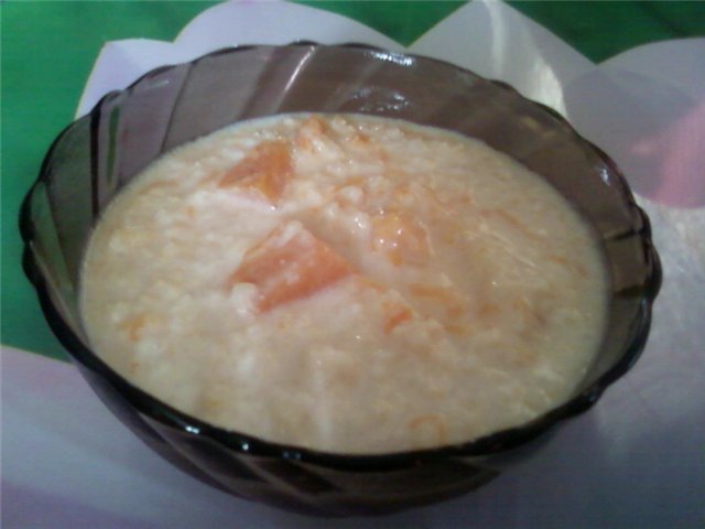Zucca - porridge di miglio con zucca (Panasonic SR-TMH 18)