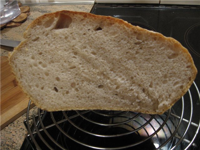 Pan italiano (Ann Thibeault) en el horno