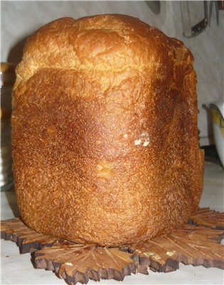 Chleb musztardowy w wypiekaczu do chleba