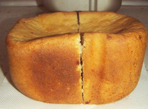 Brood met kaas en sesamzaadjes (broodbakmachine)