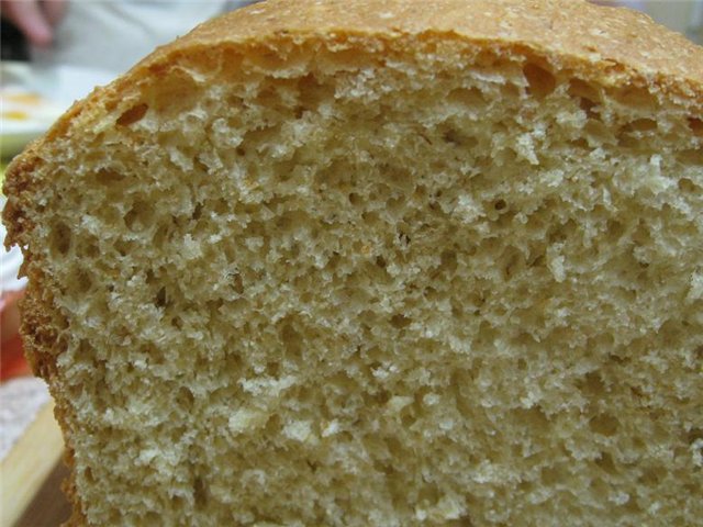 Pan de avena semidulce